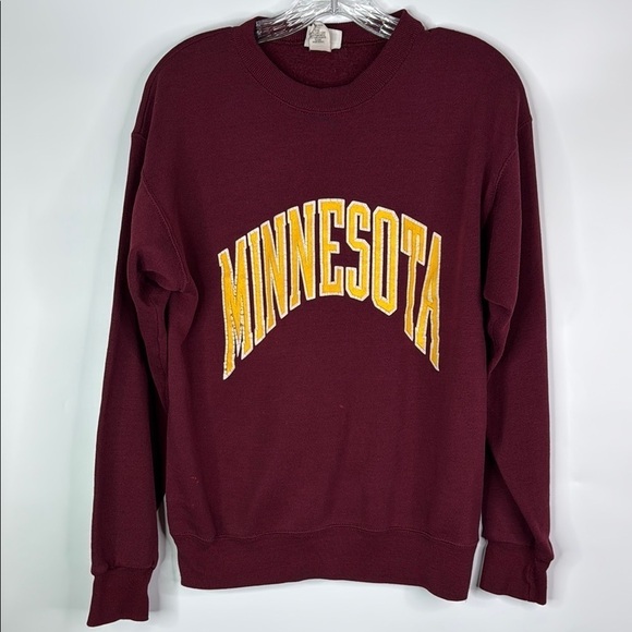 Vintage Bassett Walker UW Minnesota Crewneck Sweatshirt Size Large - Picture 1 of 14